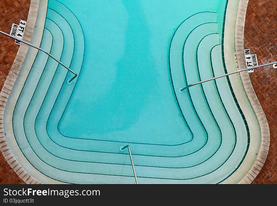 Aerial View of Swimming Pool