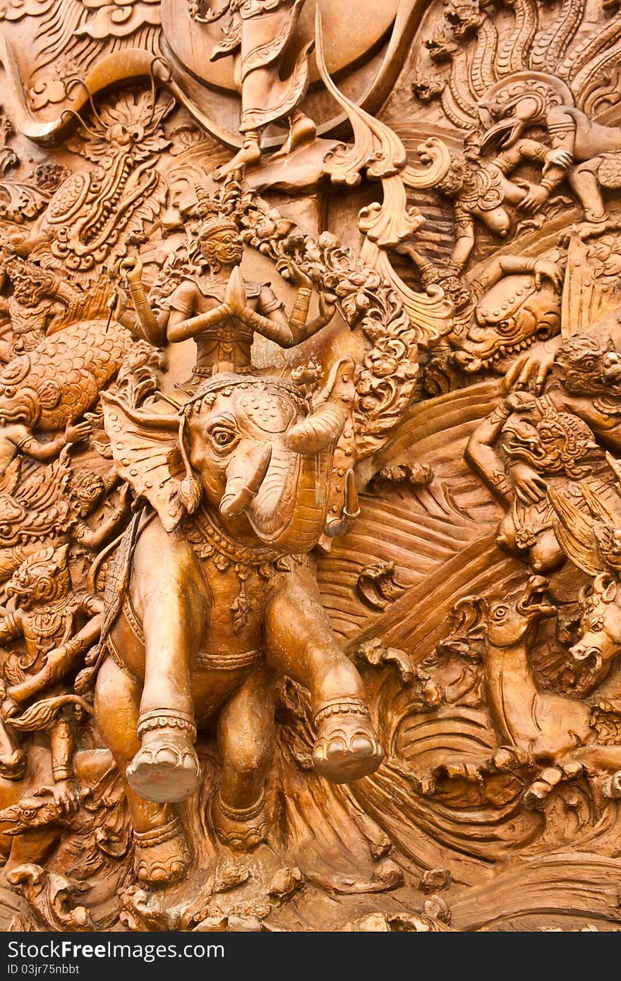 Sculpture, painting on walls in temples and churches have to tell the story of the the legend. Sculpture, painting on walls in temples and churches have to tell the story of the the legend.