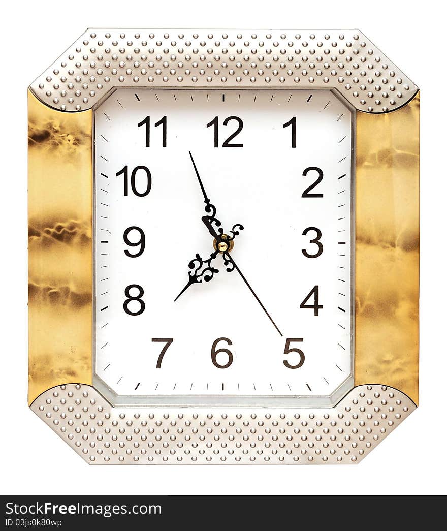 Wall clock isolated