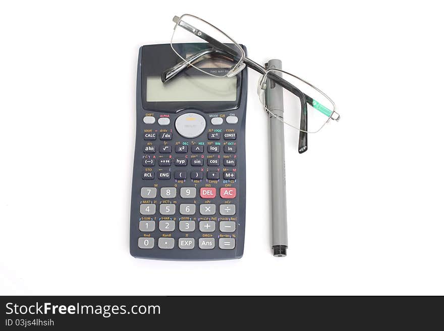 Equipment calculated on a white background.