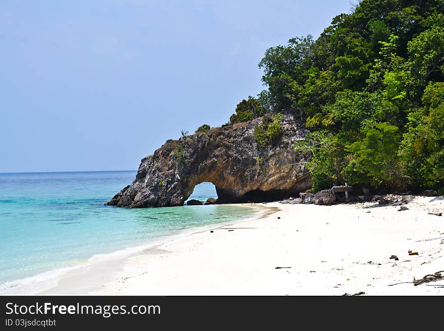 The beach,south of thailand