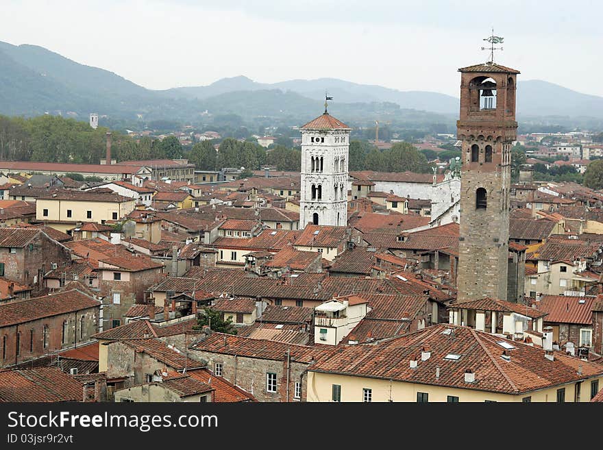 Rooftops of Lucca