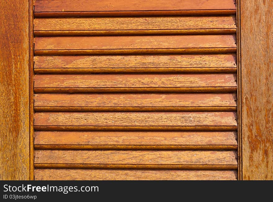 Wooden louver windows background