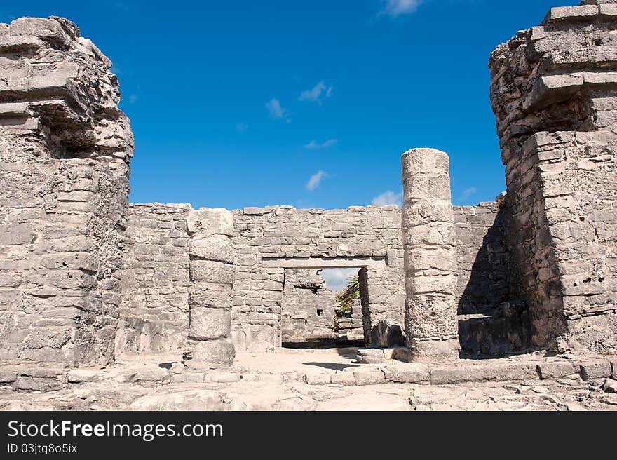 Tulum Maya Ruins Yucatan Peninsula,  Mexico.