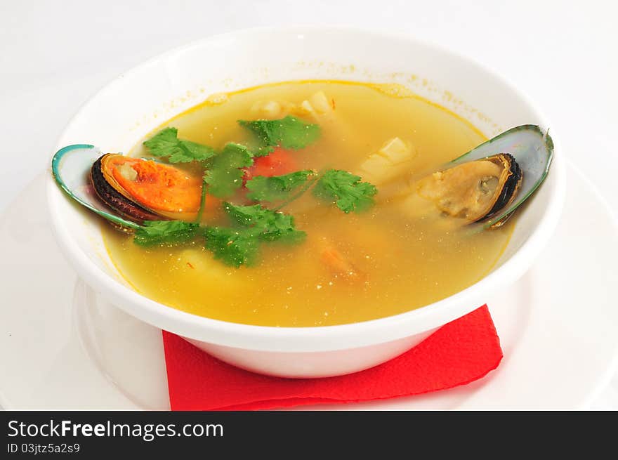 Soup from seafoode