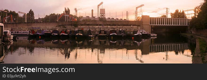 Evening at the canal