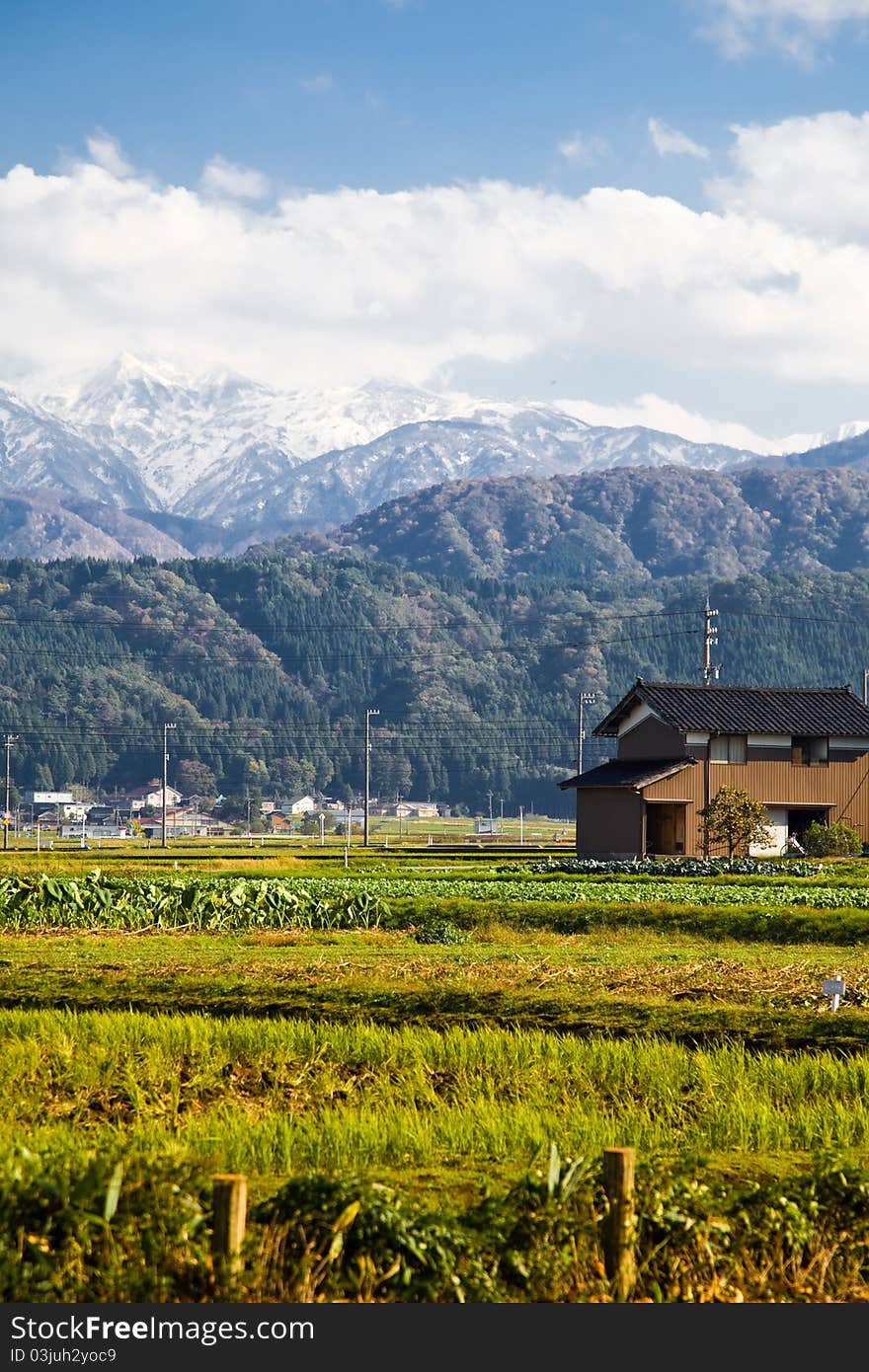 View on the mountains