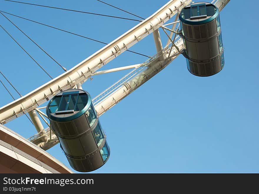 Capsules of singapore flyer