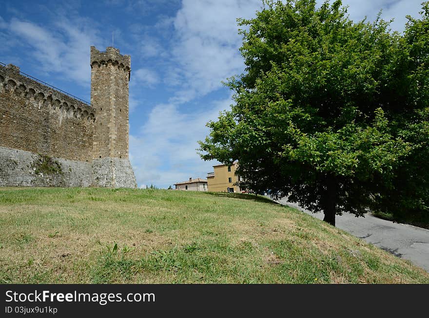 The fort of Montalcino