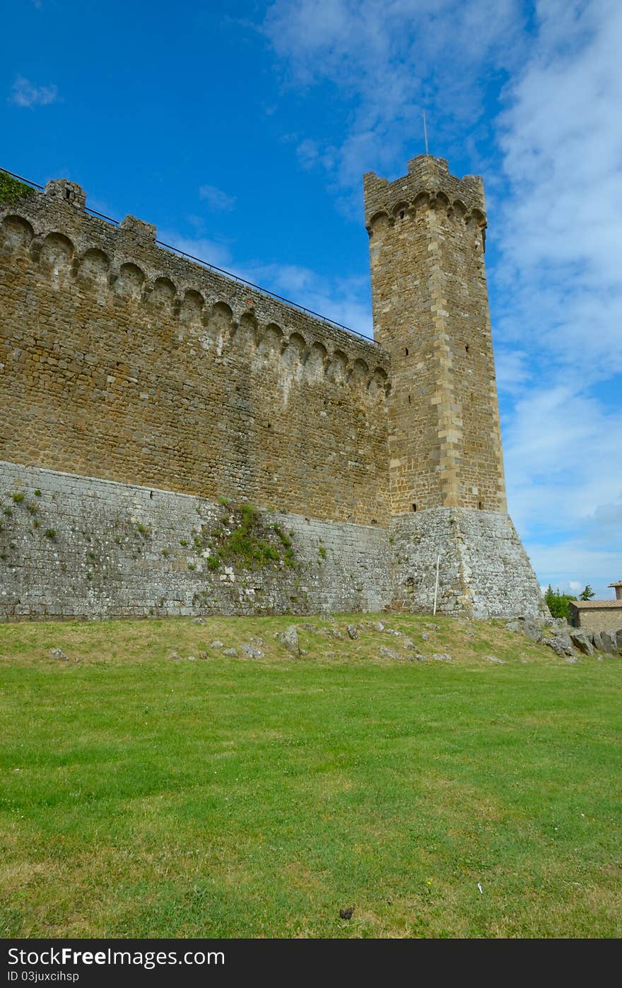 The fort of Montalcino