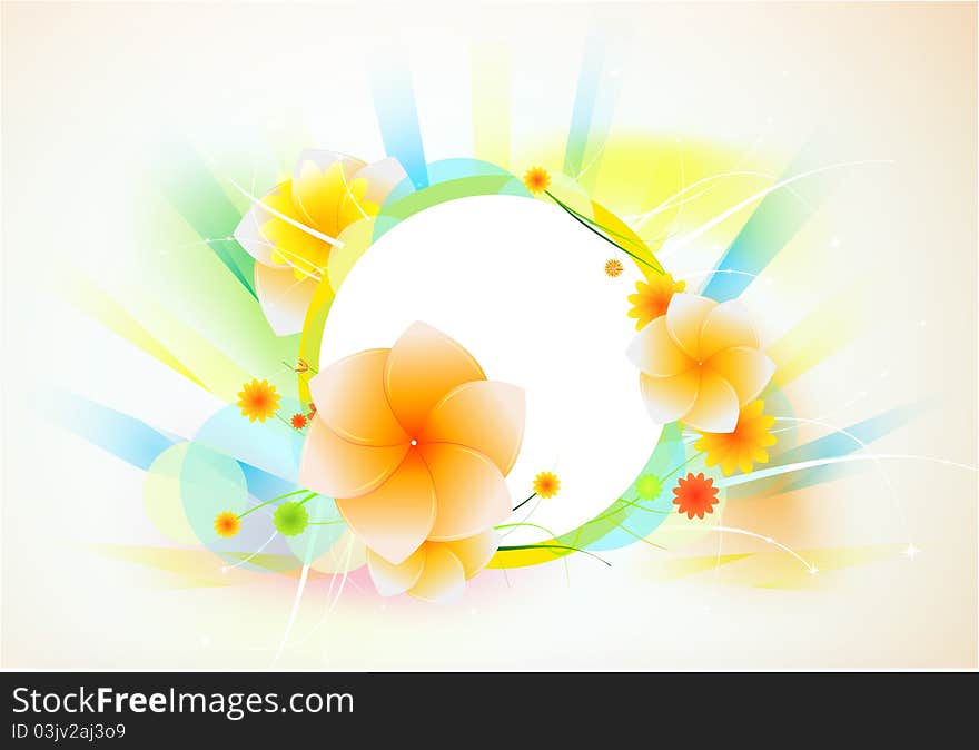 Vector flower background