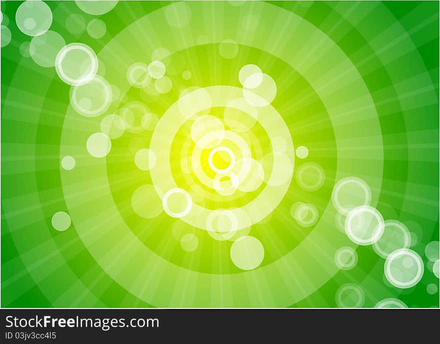 Green Abstract Background