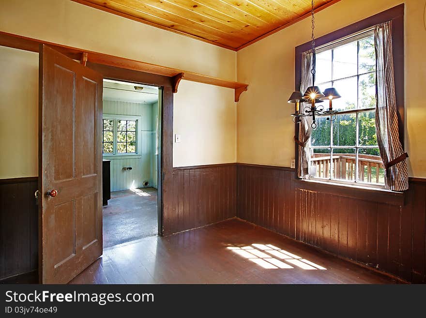 Old Historical Kitchen Interior.