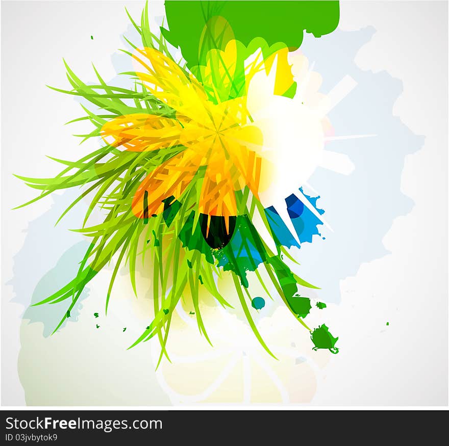 Abstract Beautiful Flower Background