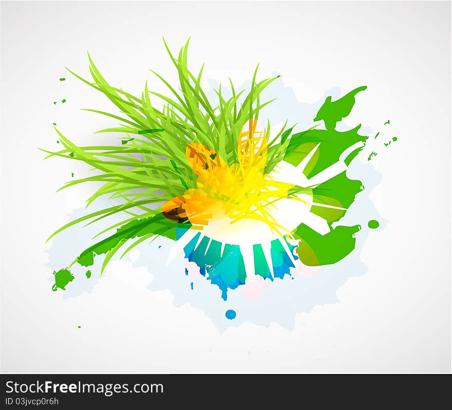 Abstract Beautiful Flower Background