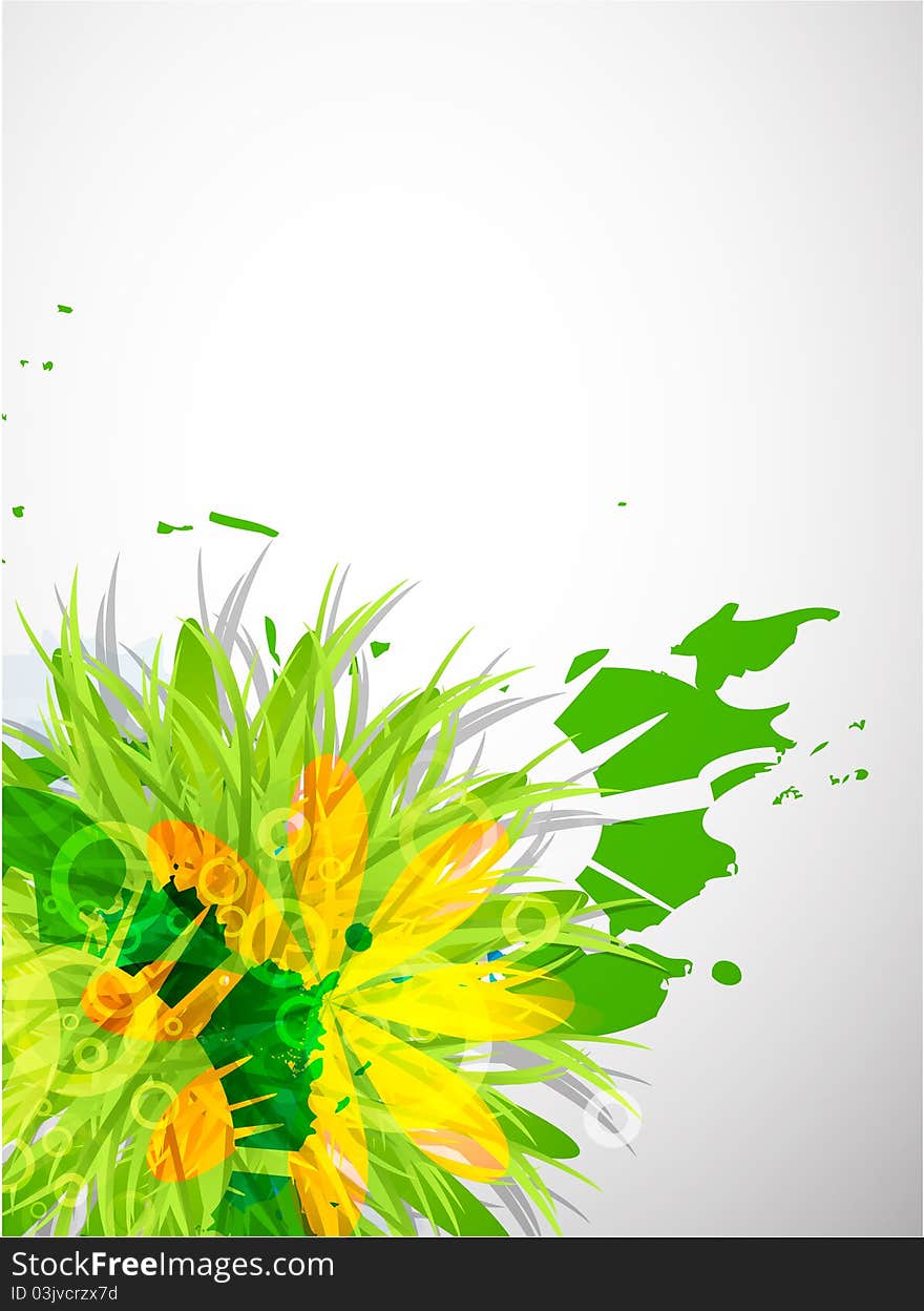 Abstract Beautiful Flower Background