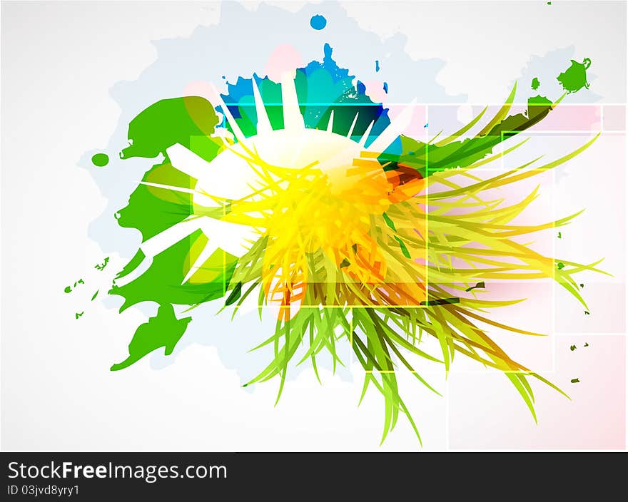 Abstract Beautiful Flower Background