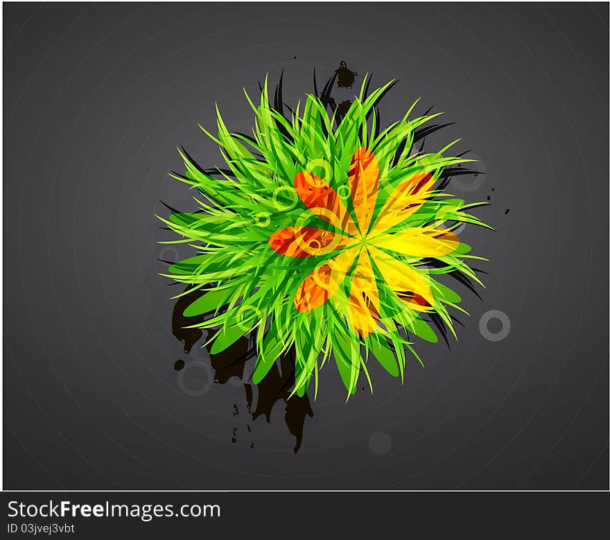 Abstract Beautiful Flower Background