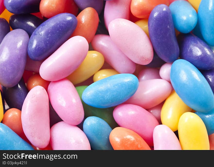 Background of colorful jelly beans. Background of colorful jelly beans