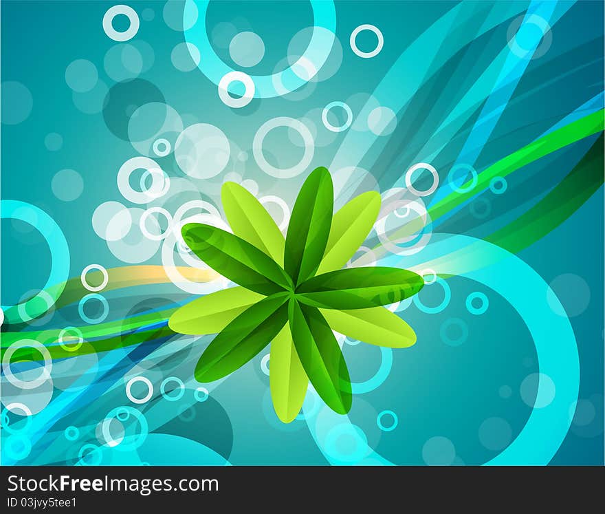 Abstract Beautiful Flower Background