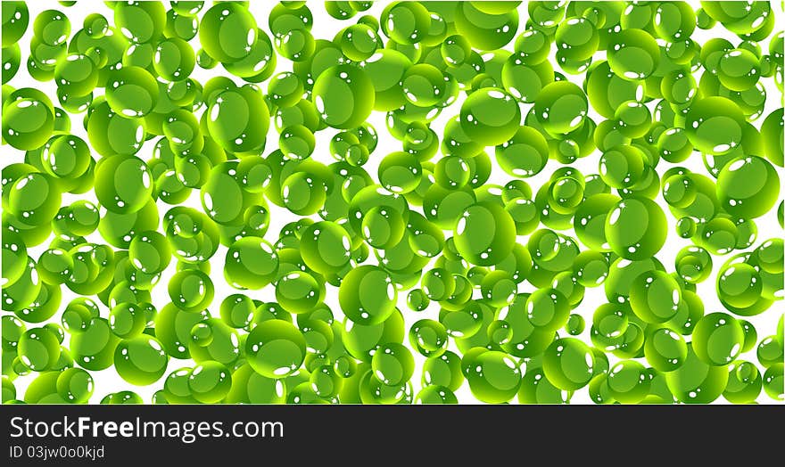 Vector glass shapes background