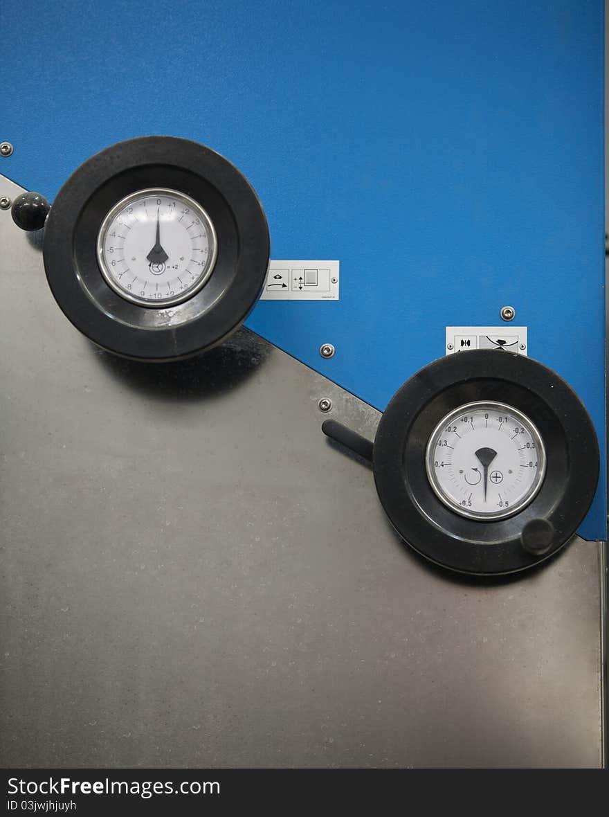 Measuring instrument at the factory