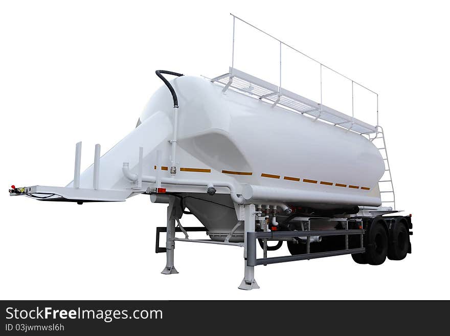 Cement semitrailer