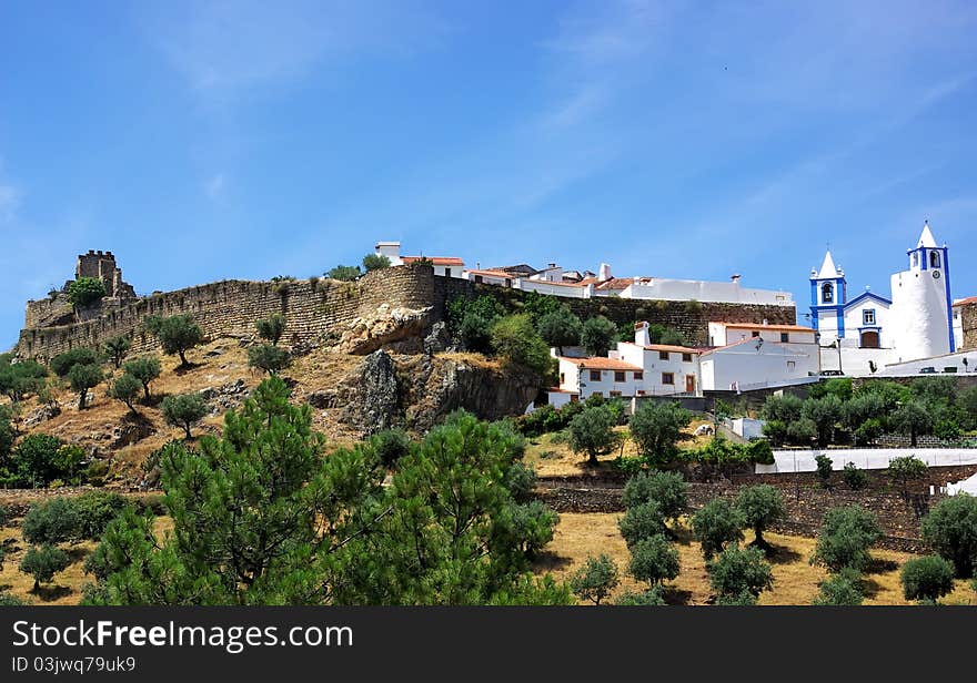 Landscape of Alegrete village, Alentejo region, Portugal. Landscape of Alegrete village, Alentejo region, Portugal.