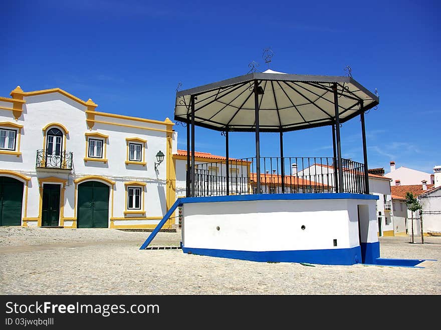 Landscape of Alegrete square.