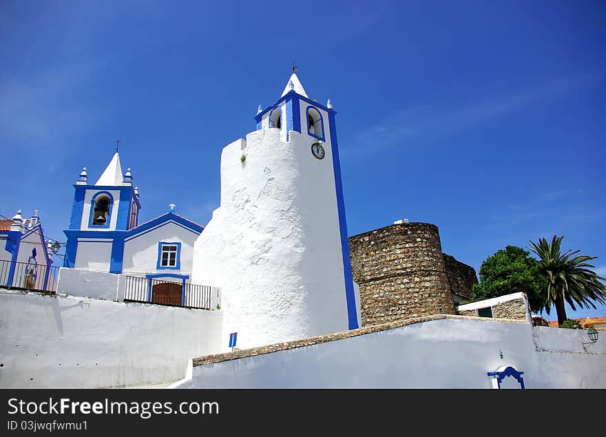 Church of Alegrete village, Portugal.