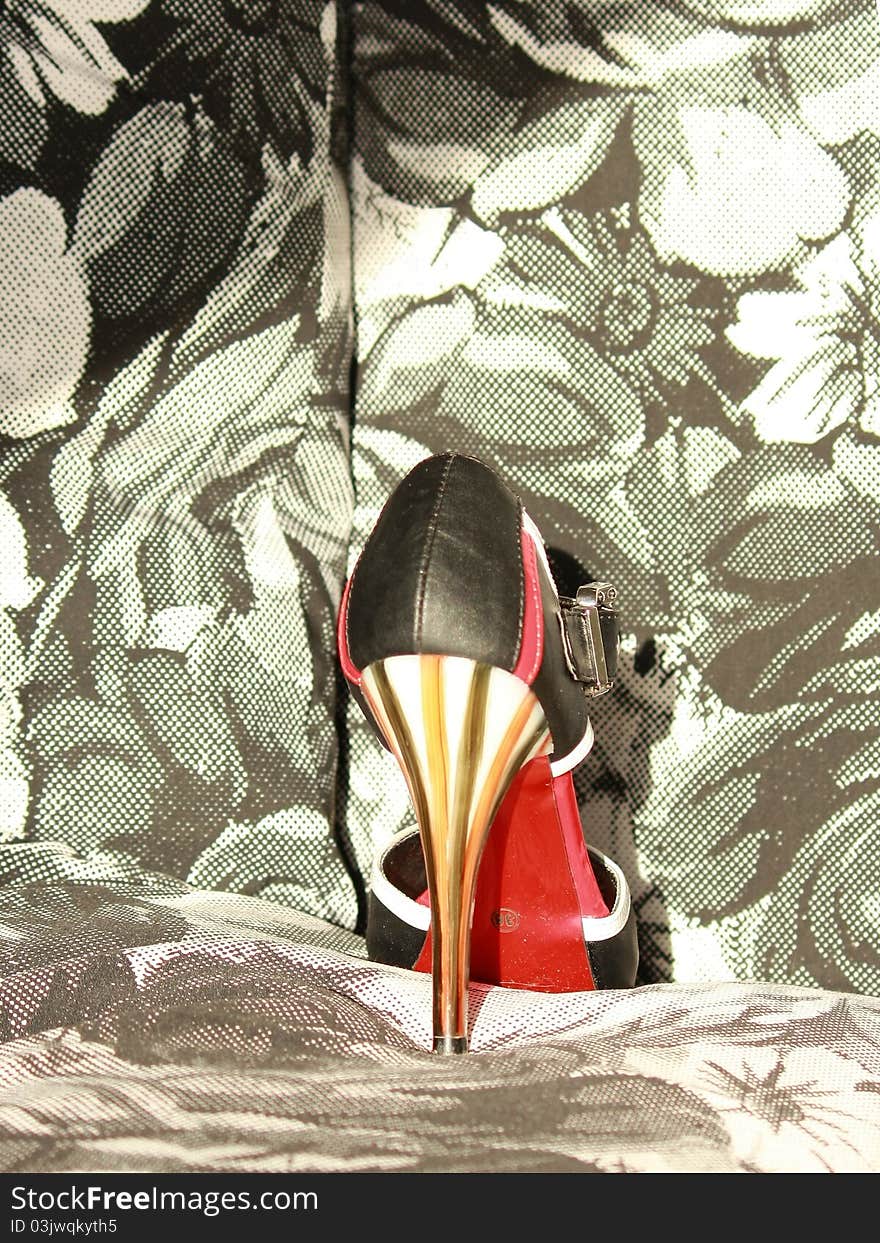 Stiletto vintage shoe