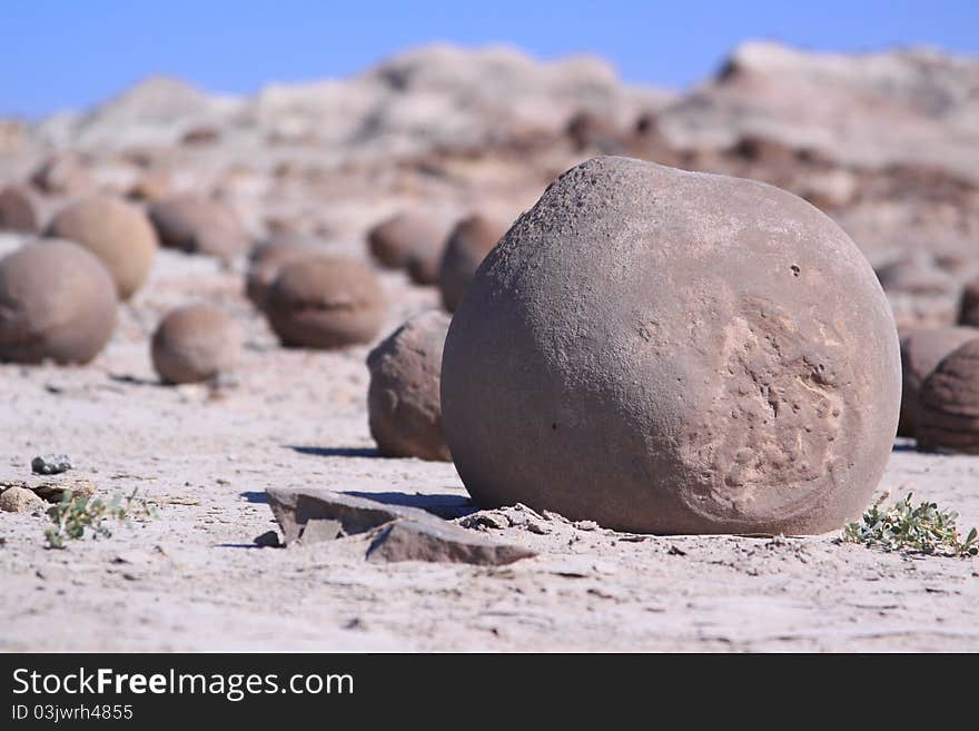 Rock in Ischigualasto National Park San Juan, Argentina