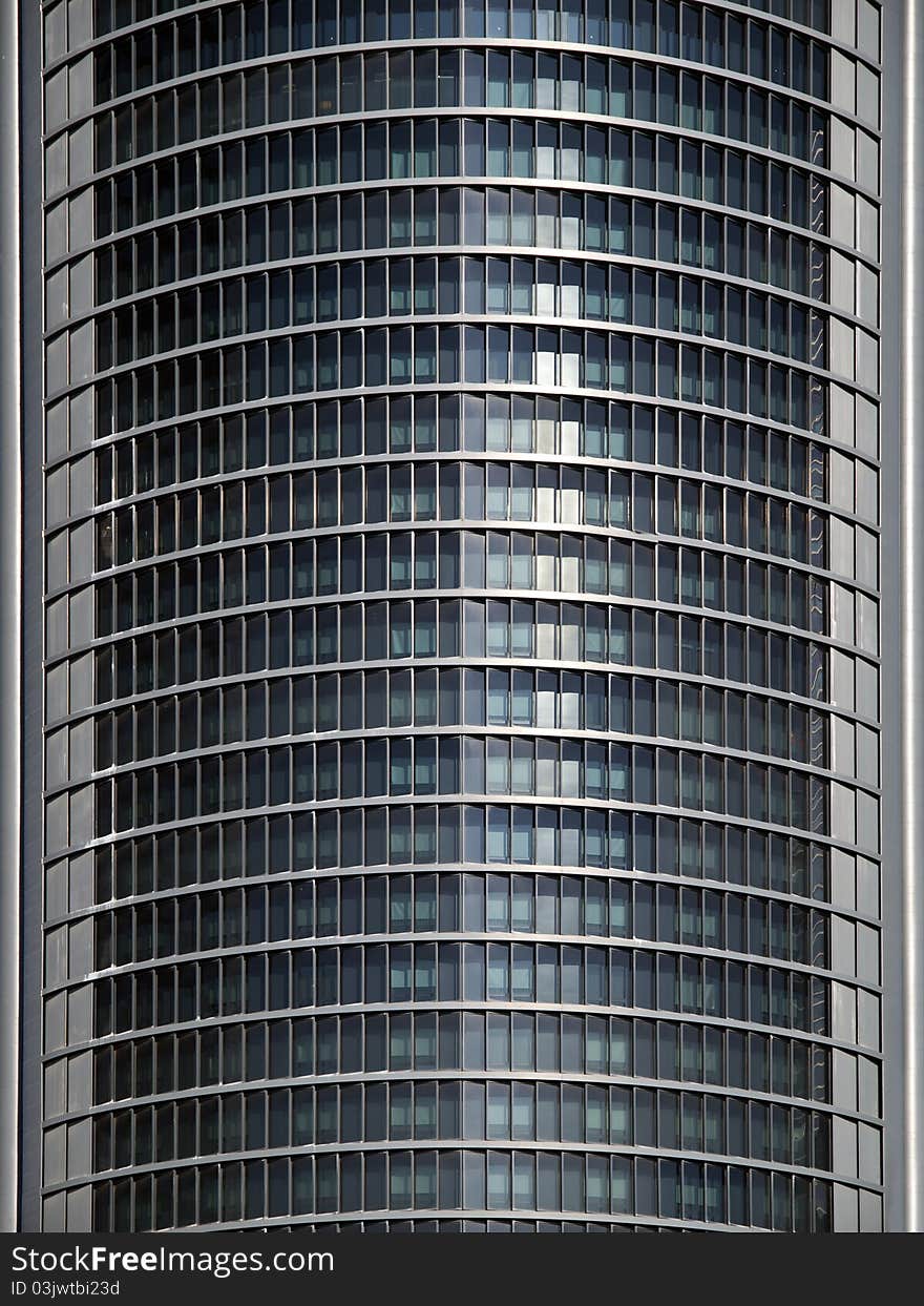 Abstract Architecture background from a skyscraper in Madrid