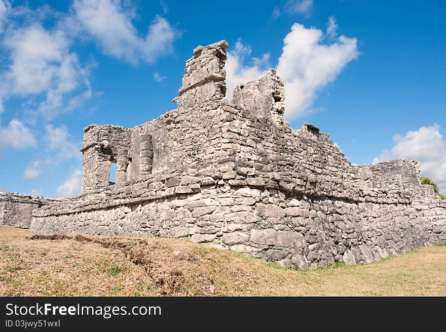 Tulum Maya Ruins Yucatan Peninsula,  Mexico.