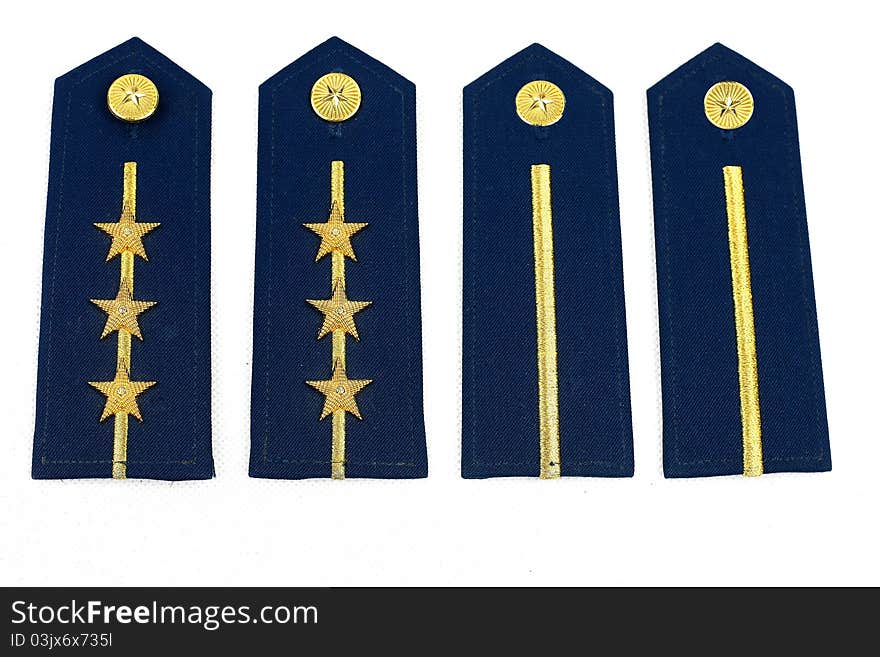 Different ranks of Chinese Air Force