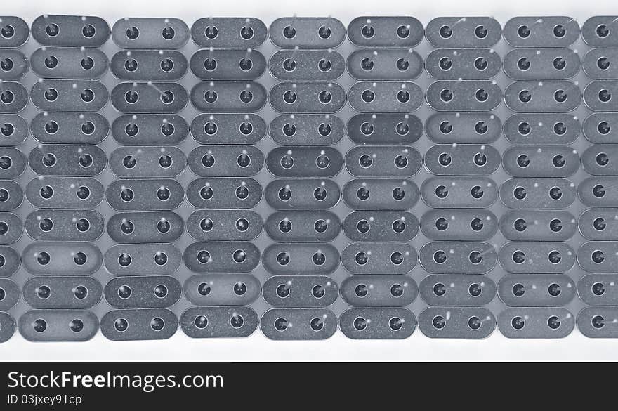 Exactly lined up electronic components. Exactly lined up electronic components