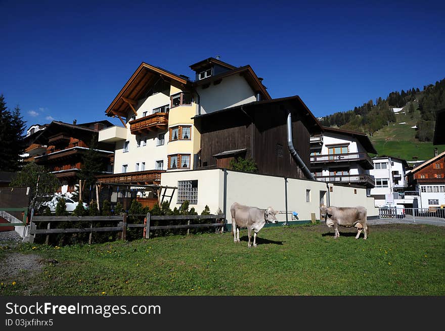 A mountain farm in  Tyrol