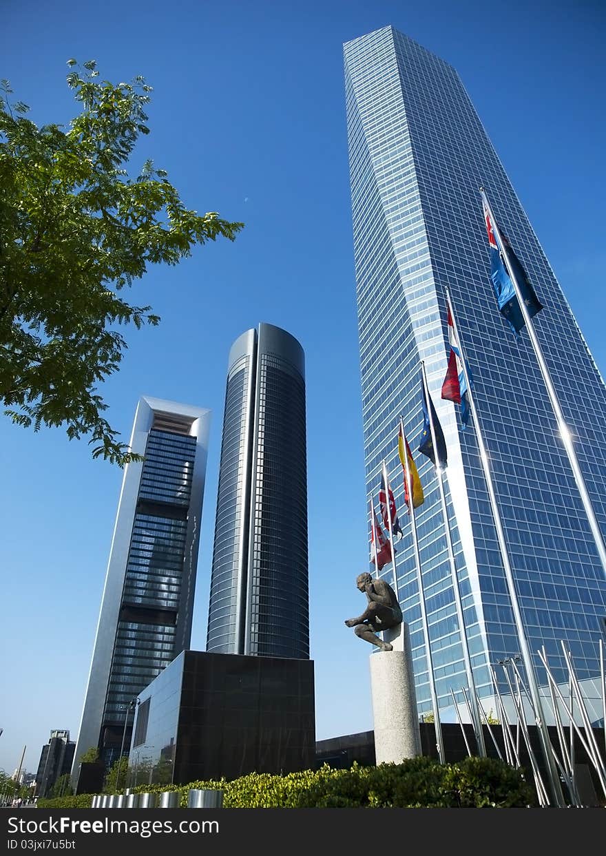 Cuatro Torres Business Area in Madrid