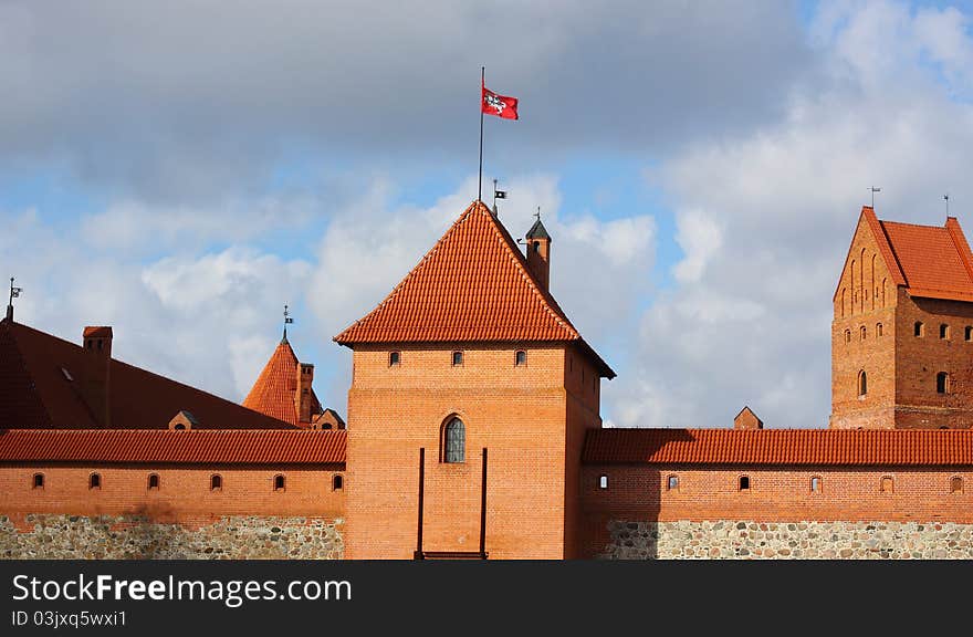 Old Lithuania castle in Trakai