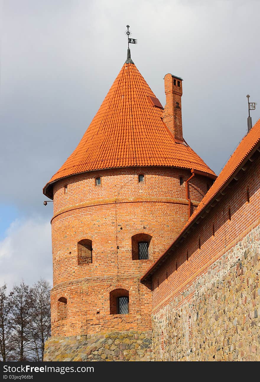 Old Lithuania castle in Trakai