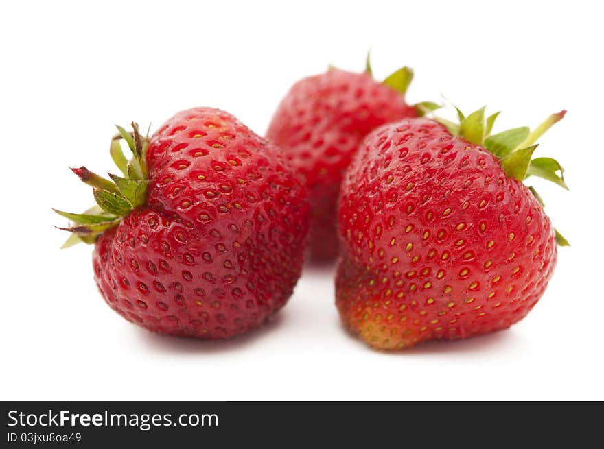 Strawberry on a white background