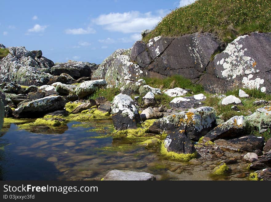 Quiet scenery at the irish coast. Quiet scenery at the irish coast