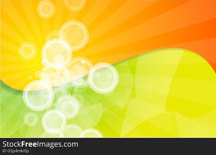 Abstract orange background