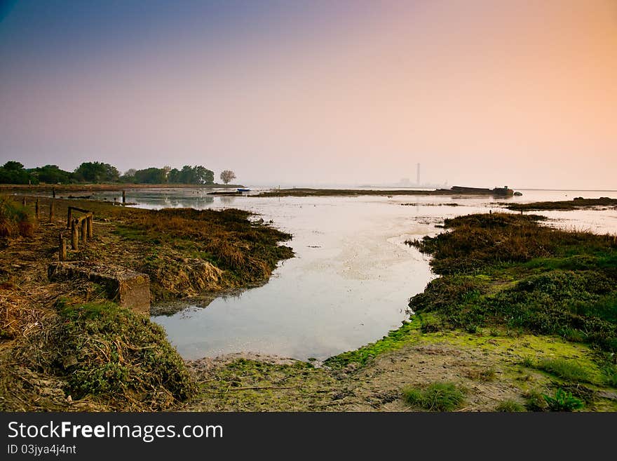 Seawall pollution