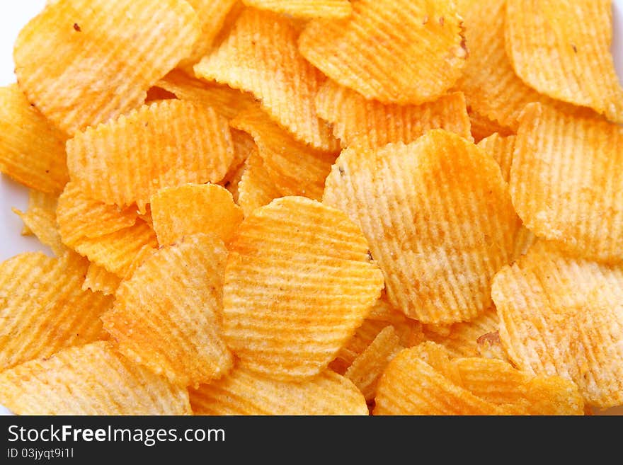 Corrugated Potato Chips