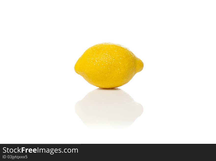 A Fresh Yellow Lemon