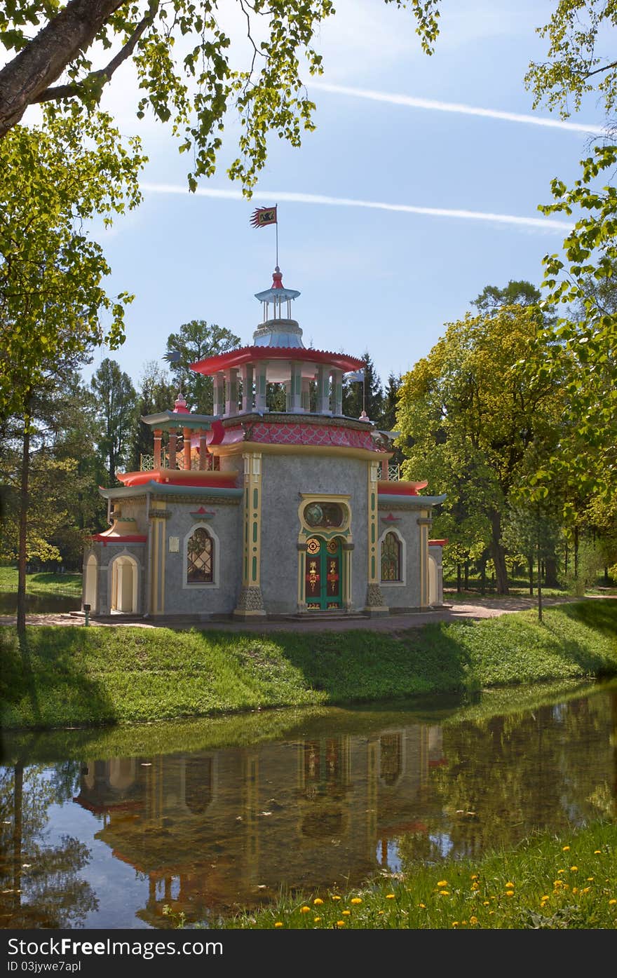 Pavilion in Chinese style in Tsarskoe Selo