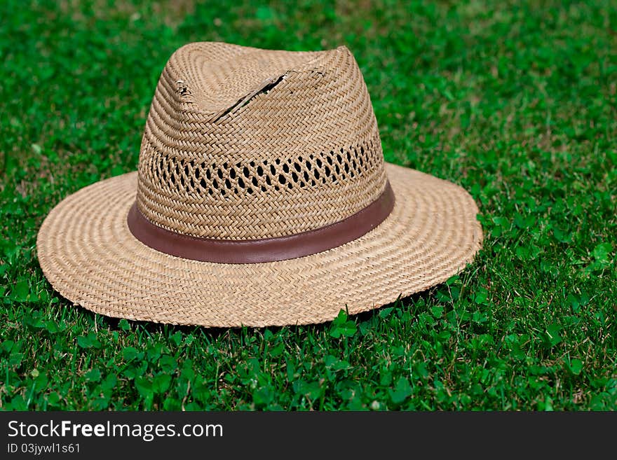 Hat On Grass