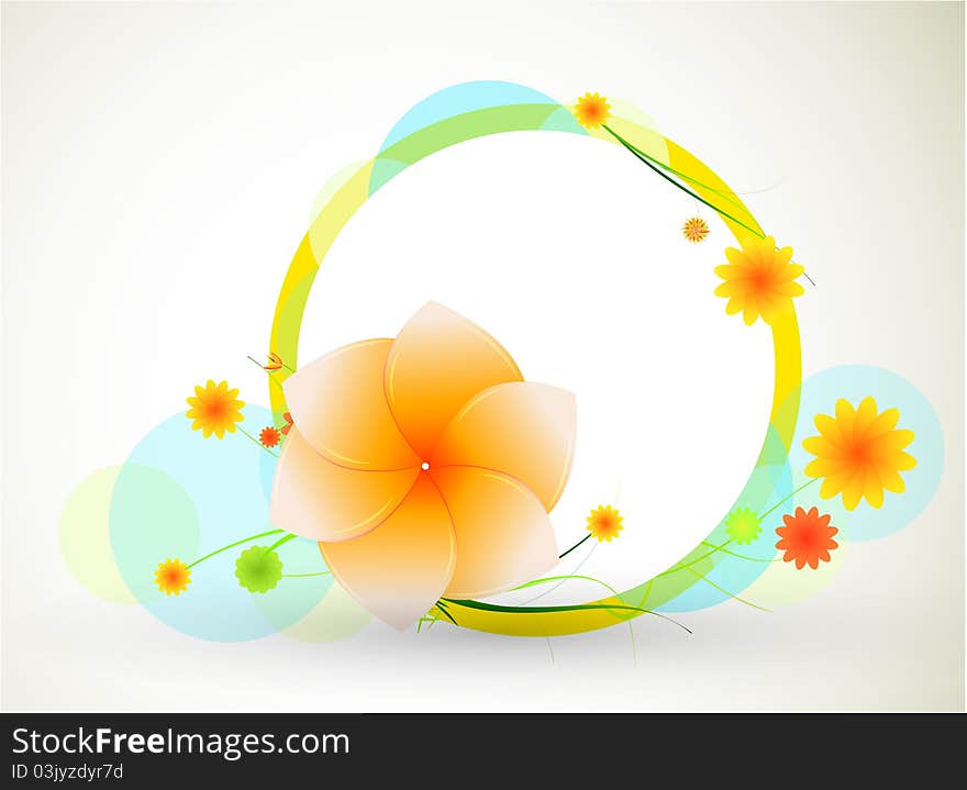 Abstract beautiful flower background