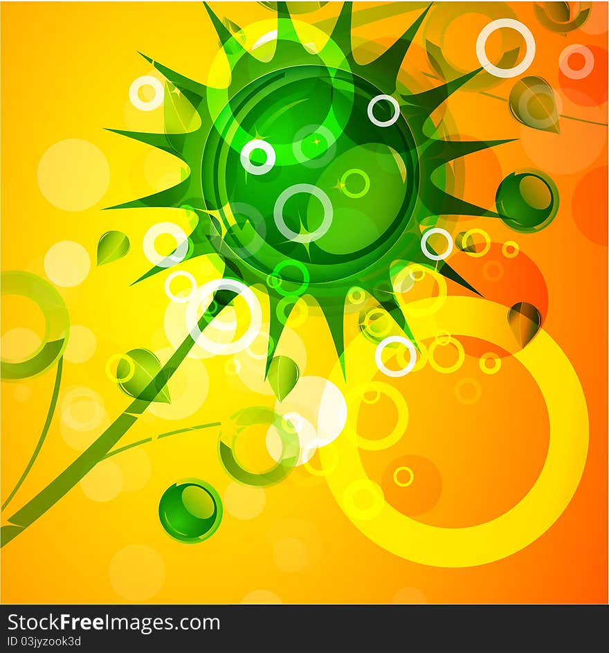 Abstract Beautiful Flower Background